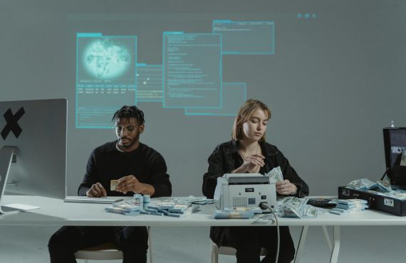 Happy family with financial security